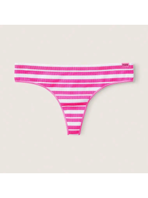 Трусики Cotton Stripe Thong Panty
