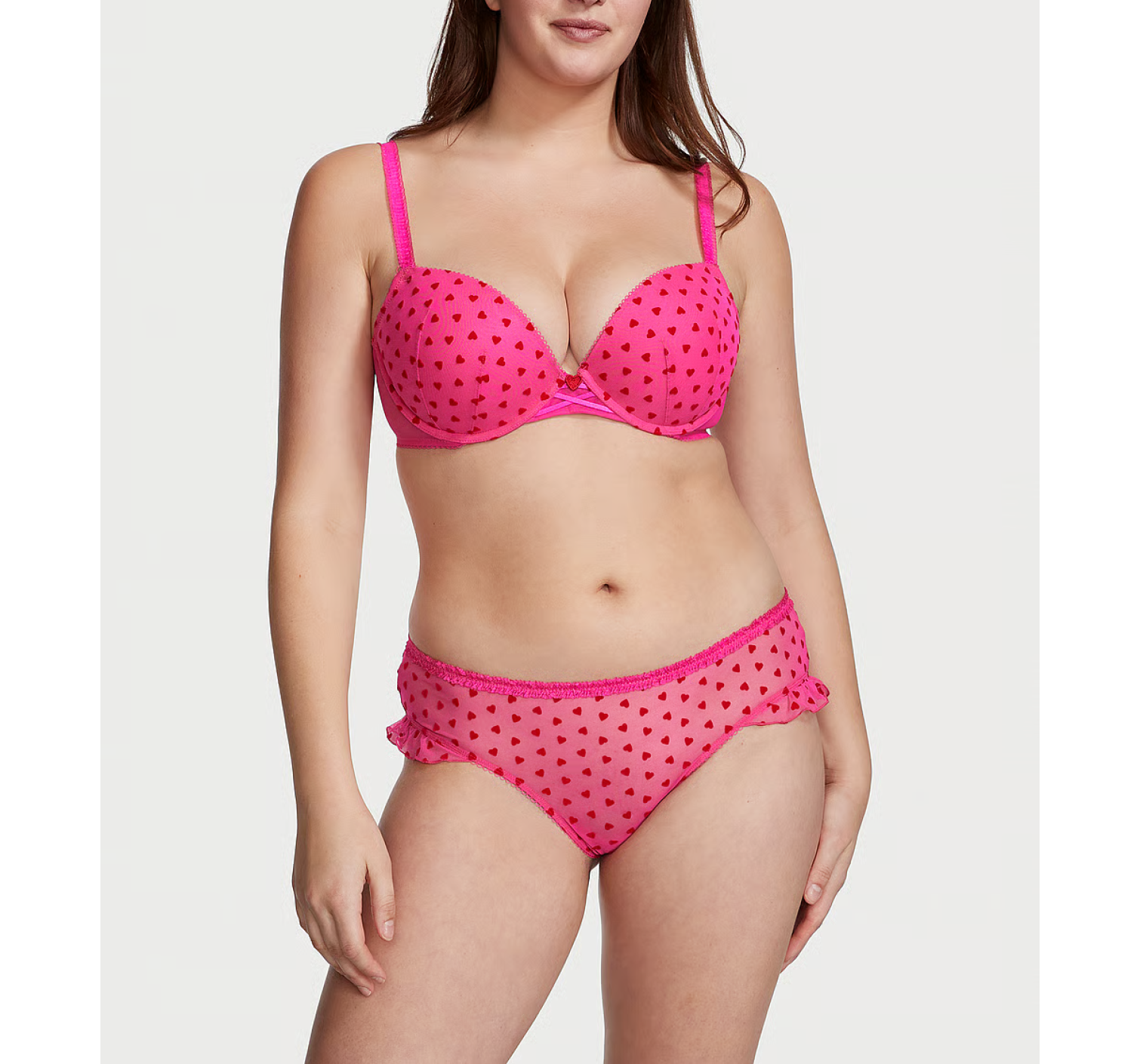 Комплект белья Tease Lola Push-Up Bra Set Forever Pink Hearts