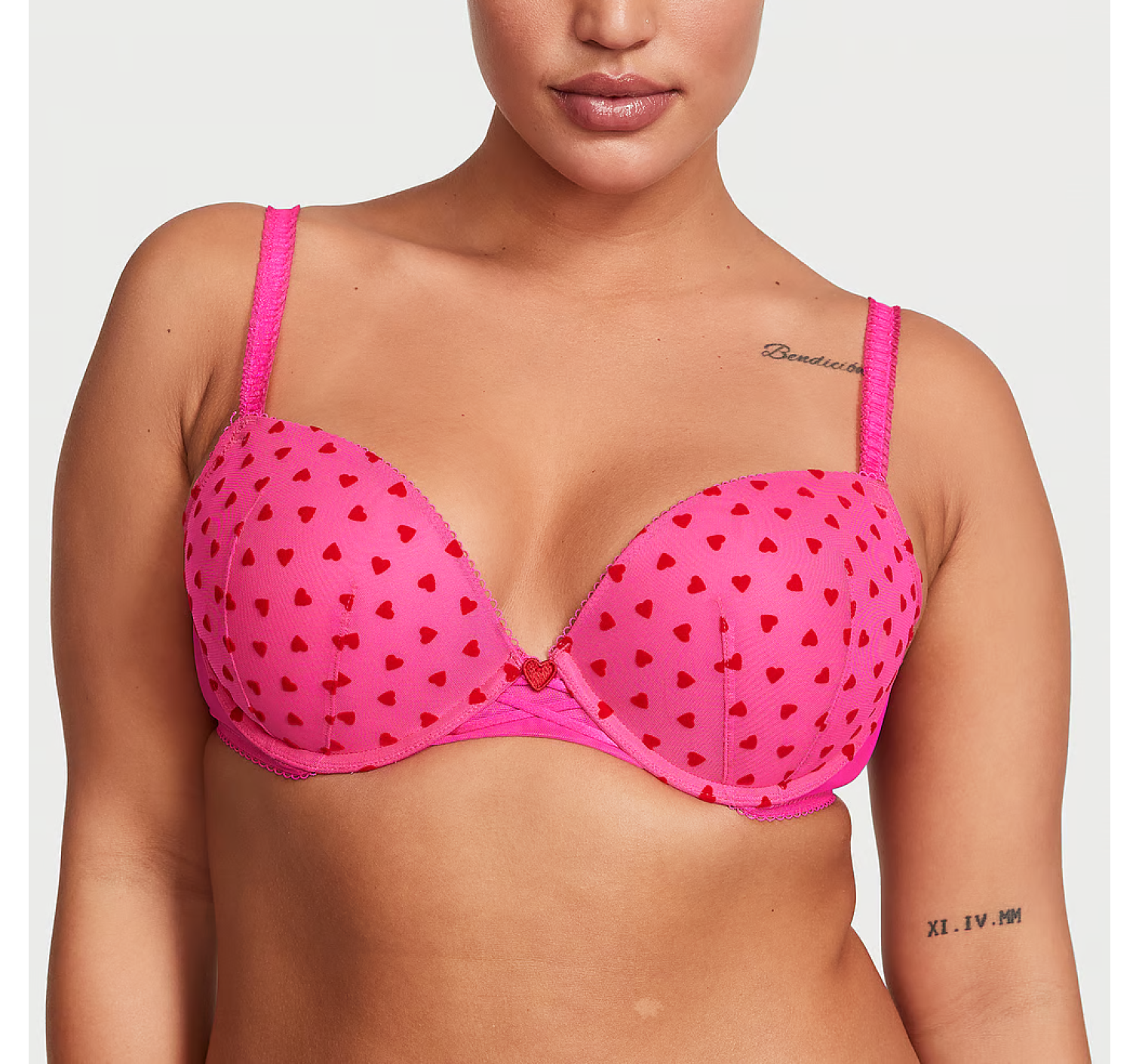 Комплект белья Tease Lola Push-Up Bra Set Forever Pink Hearts