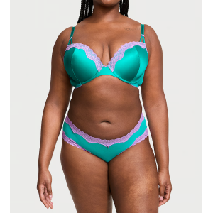 Комплект белья VICTORIA'S SECRET Tease Push-Up Bra Set Bikini Capri Sea