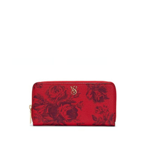 Гаманець Victoria's Secret Large Wallet with Zip Red Floral