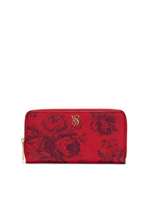 Кошелек Victoria’s Secret Large Wallet with Zip Red Floral