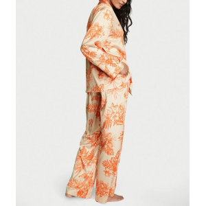 Пижама Satin Long Pajama Set Floral Print