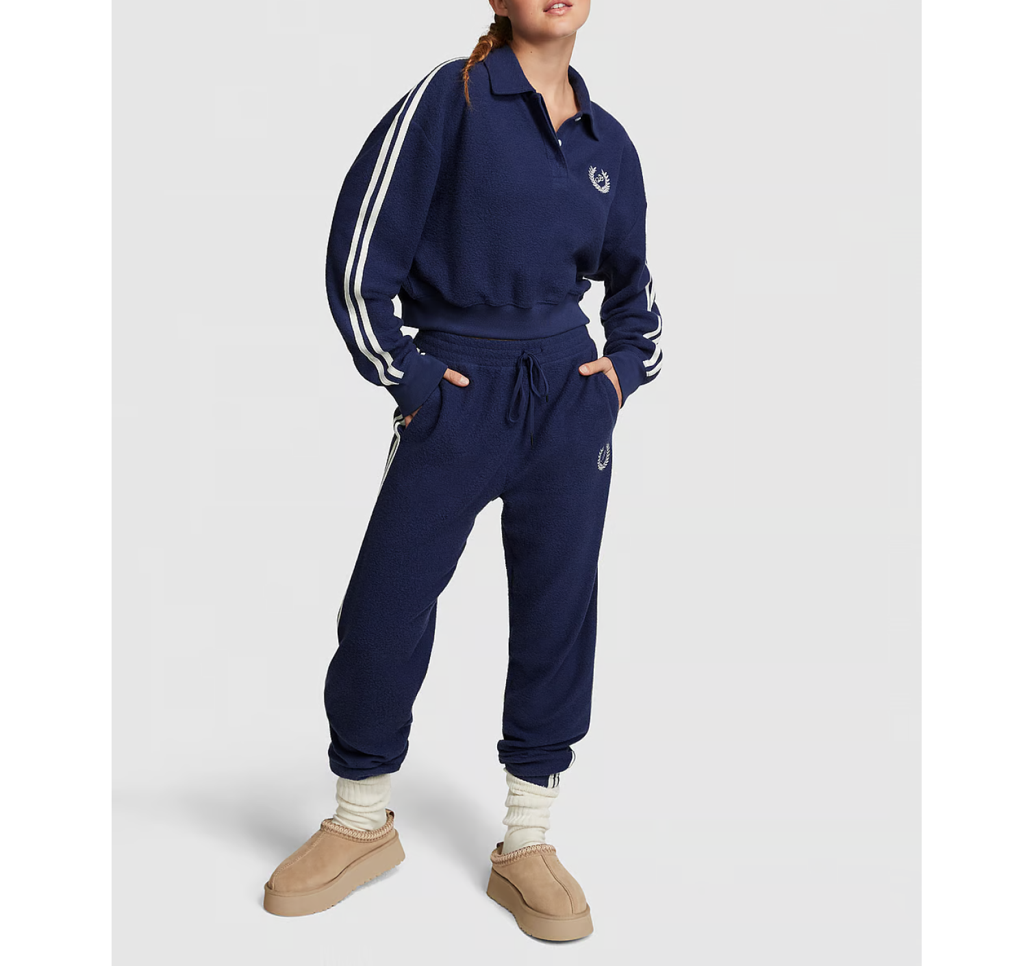 Костюм Victoria's Secret PINK REVERSE FLEECE HIGH-WAIST GYM