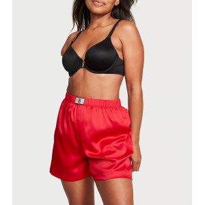 Шорти Satin Shine Patch Boxer Shorts Lipstick