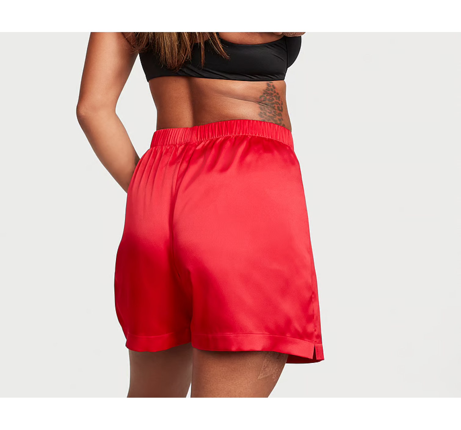 Шорти Satin Shine Patch Boxer Shorts Lipstick