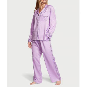 Піжама Satin Long Pajama Set Unicorn Purple
