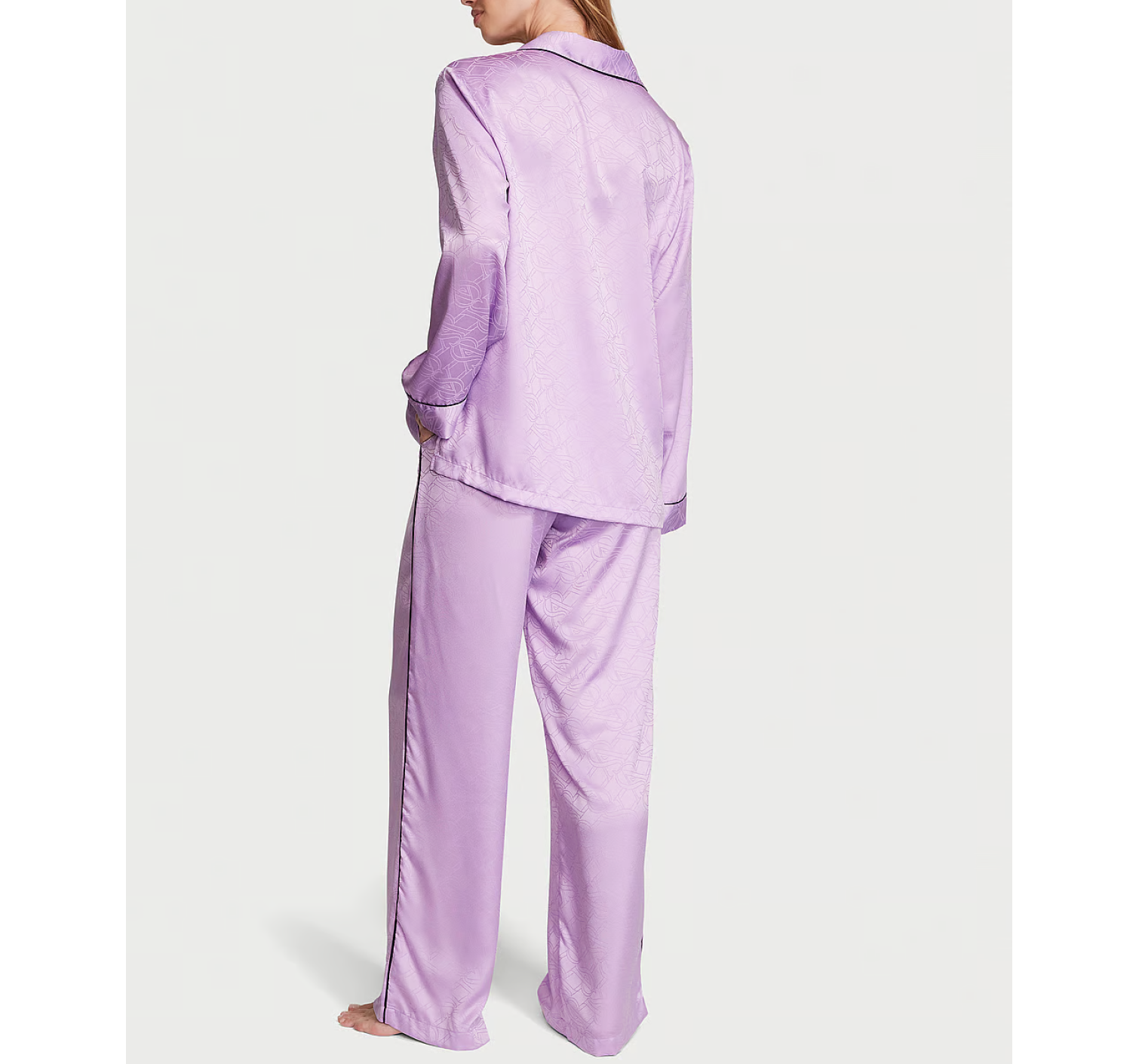 Піжама Satin Long Pajama Set Unicorn Purple