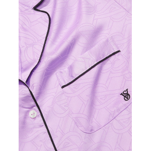 Піжама Satin Long Pajama Set Unicorn Purple