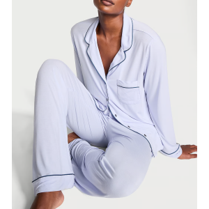Піжама Modal Long Pajama Set Blue Crescent