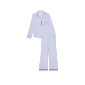 Піжама Modal Long Pajama Set Blue Crescent