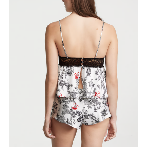 Пижама Stretch Lace & Satin Cami Set Porcelain Toile