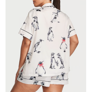 Піжама Satin Short Pajama Set White
