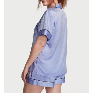 Піжама Satin Short Pajama Set Blue Crescent