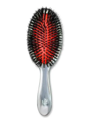 Расческа JANEKE CHROMIUM LINE PNEUMATIC MIXED BRISTLE HAIRBRUSH LARGE