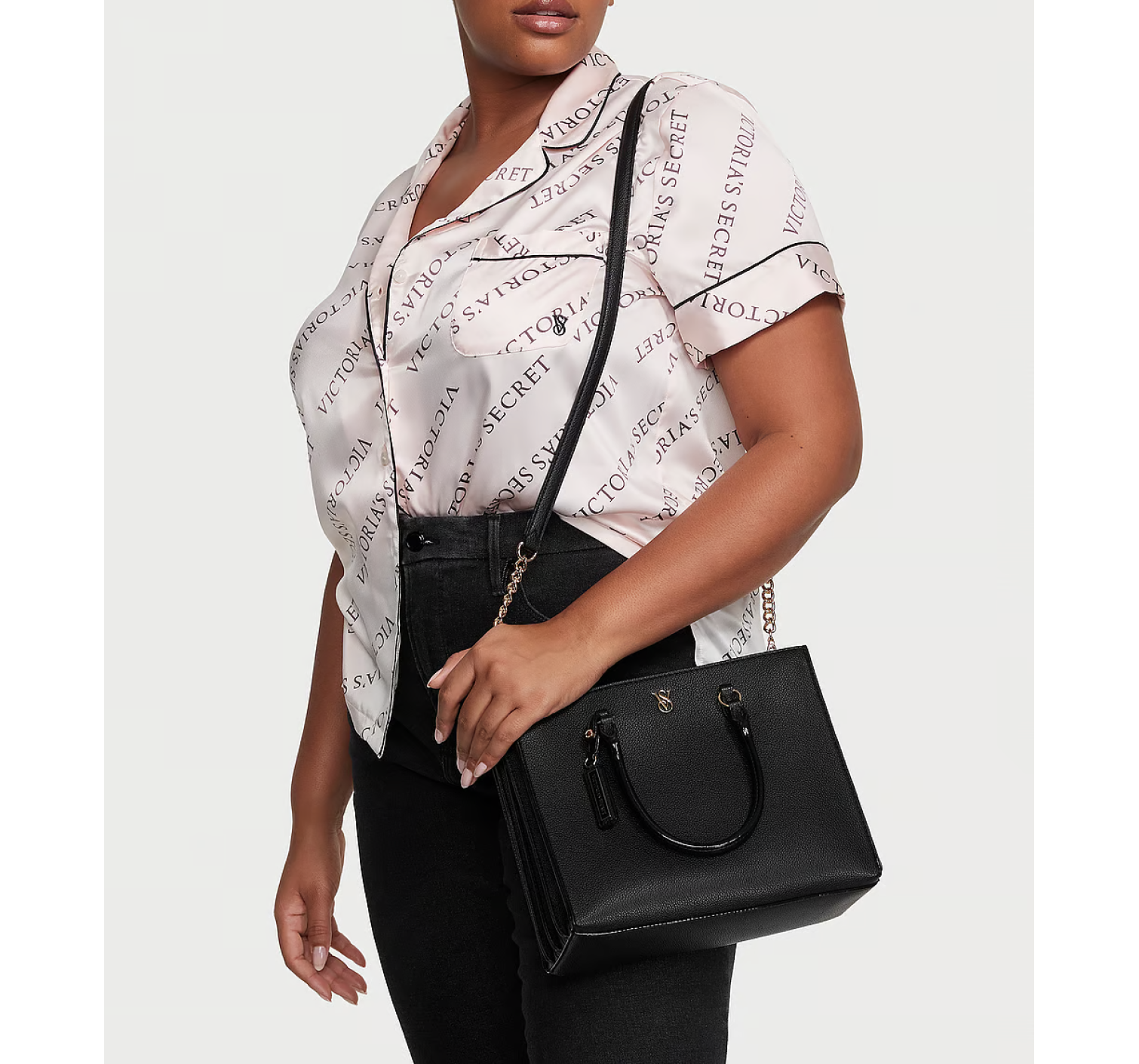 Сумка Crossbody Satchel Bag Black Pebble