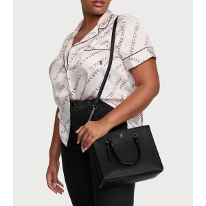 Сумка Crossbody Satchel Bag Black Pebble