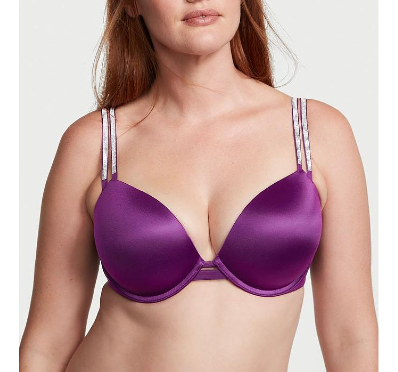 Комплект белья Very Sexy Shine Strap Push-Up Bra Diamonds Set