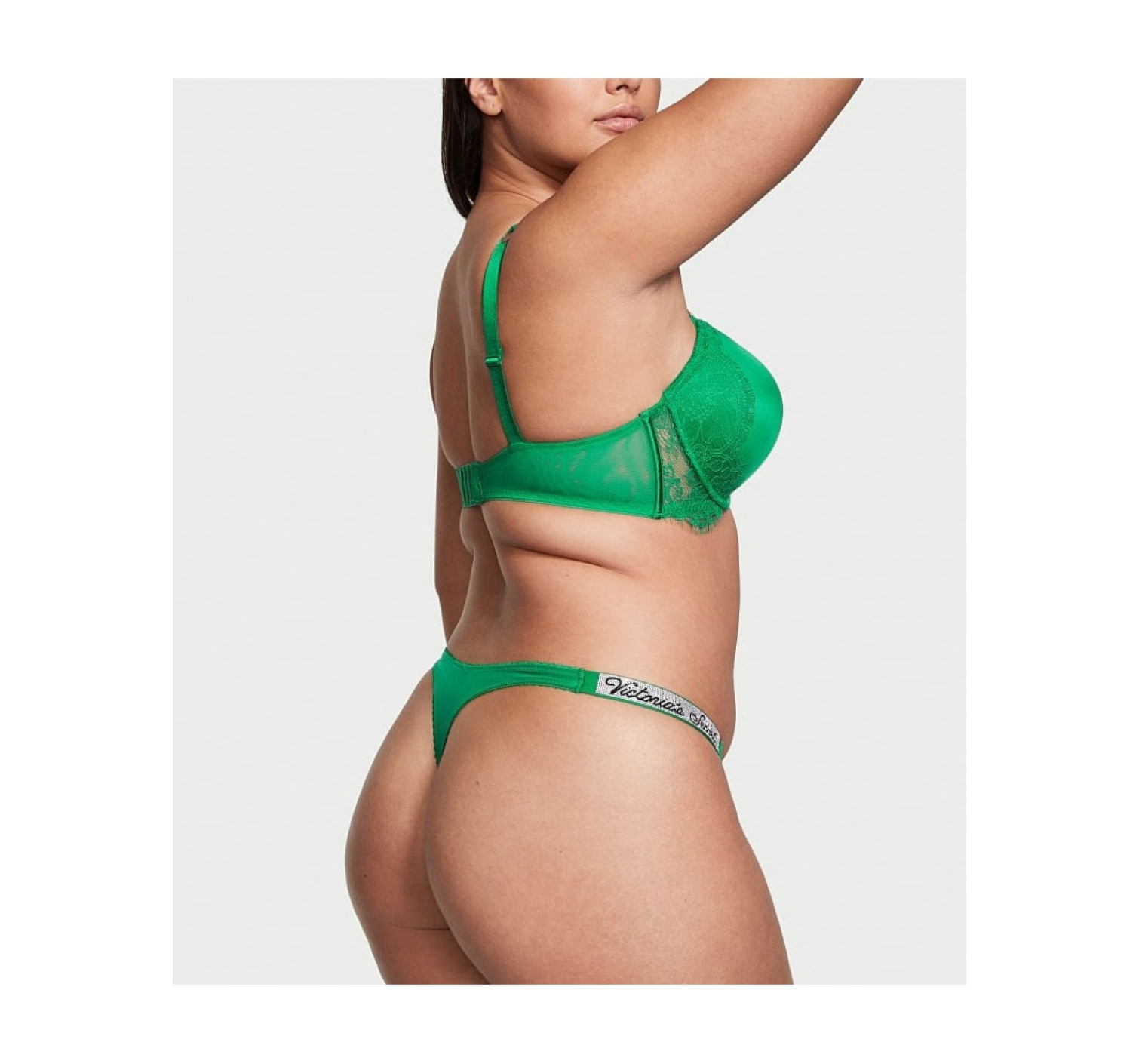 Комплект белья Bombshell Add-2-Cups Lace Shine Strap Push-Up Bra Set