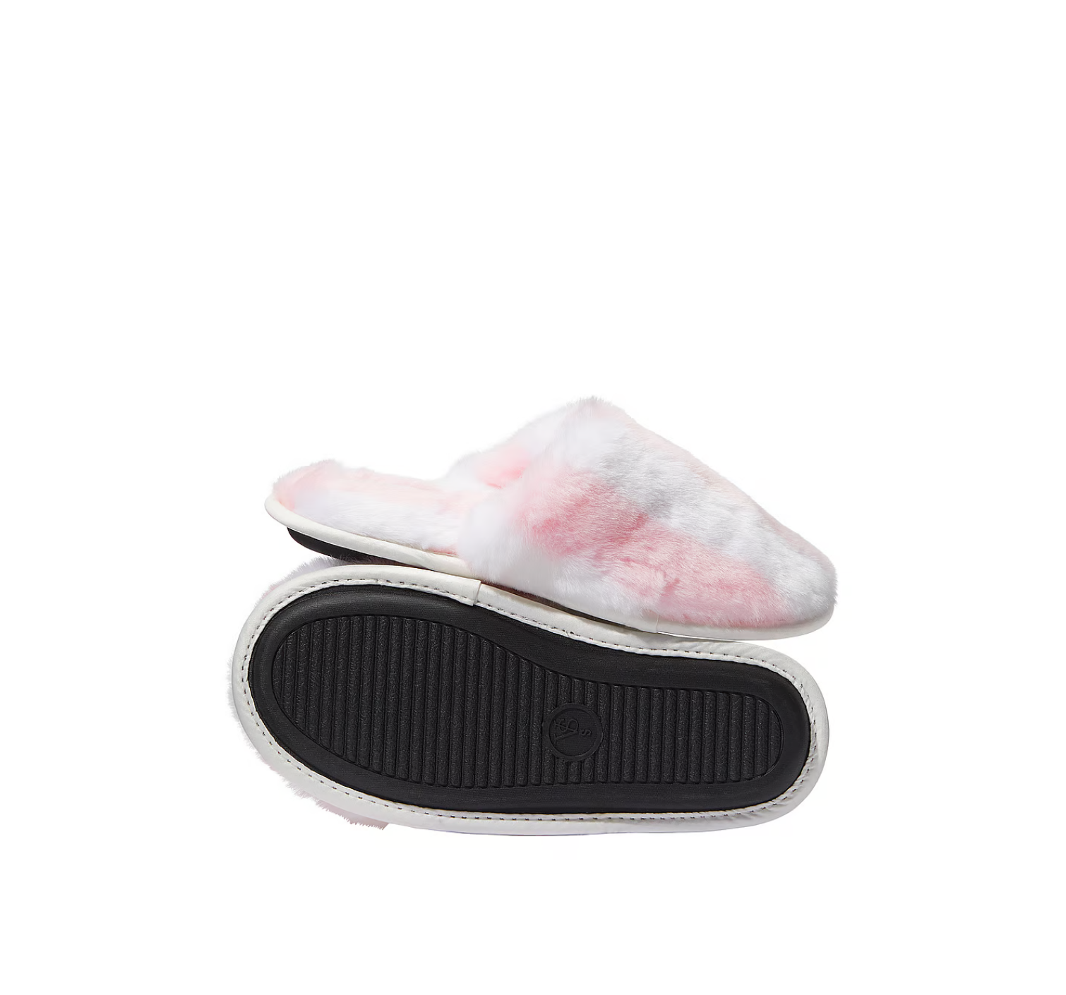 Домашні капці Closed-Toe Faux Fur Slippers Stripe