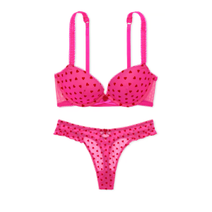 Комплект белья Tease Lola Push-Up Bra Set Forever Pink Hearts