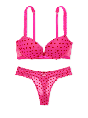 Комплект білизни Tease Lola Push-Up Bra Set Forever Pink Hearts