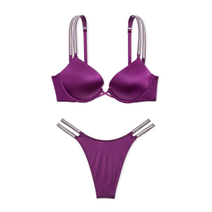 Комплект белья Bombshell Double Shine Strap Push-Up Bra Set