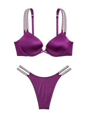 Комплект белья Bombshell Double Shine Strap Push-Up Bra Set