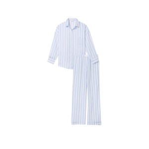 Пижама Cotton-Modal Long Pj Set Blue Crescent Stripe 