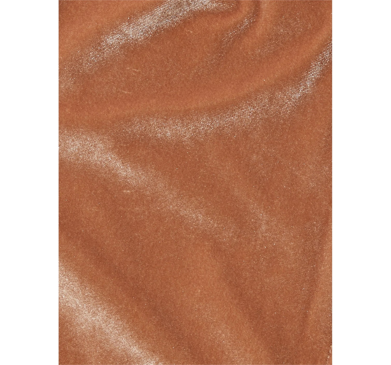 Спортивний костюм Velour Shine Logo Full-Zip Crop Hoodie Wide-Leg Caramel Kiss