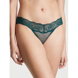 Трусики Lace-Up Thong Panty Black Ivy
