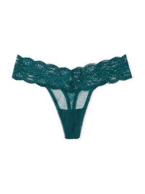 Трусики Lace-Up Thong Panty Black Ivy