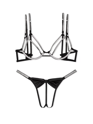 Комплект белья Shine Strappy Open-Cup Triangle Bra Set