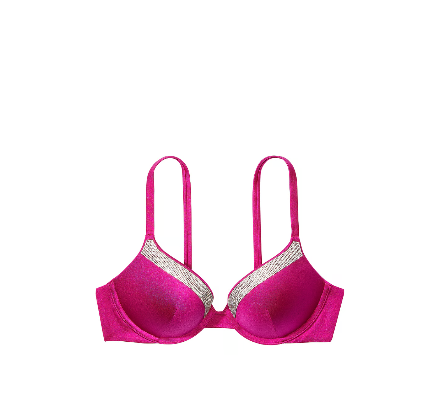 Купальник Shine-Trim Push-Up Bikini Top Brazilian Bikini Bottom Berry Blush