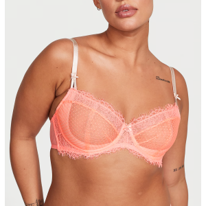 Комплект білизни Wicked Lace Unlined Balconette Bra Set Neon Nectar