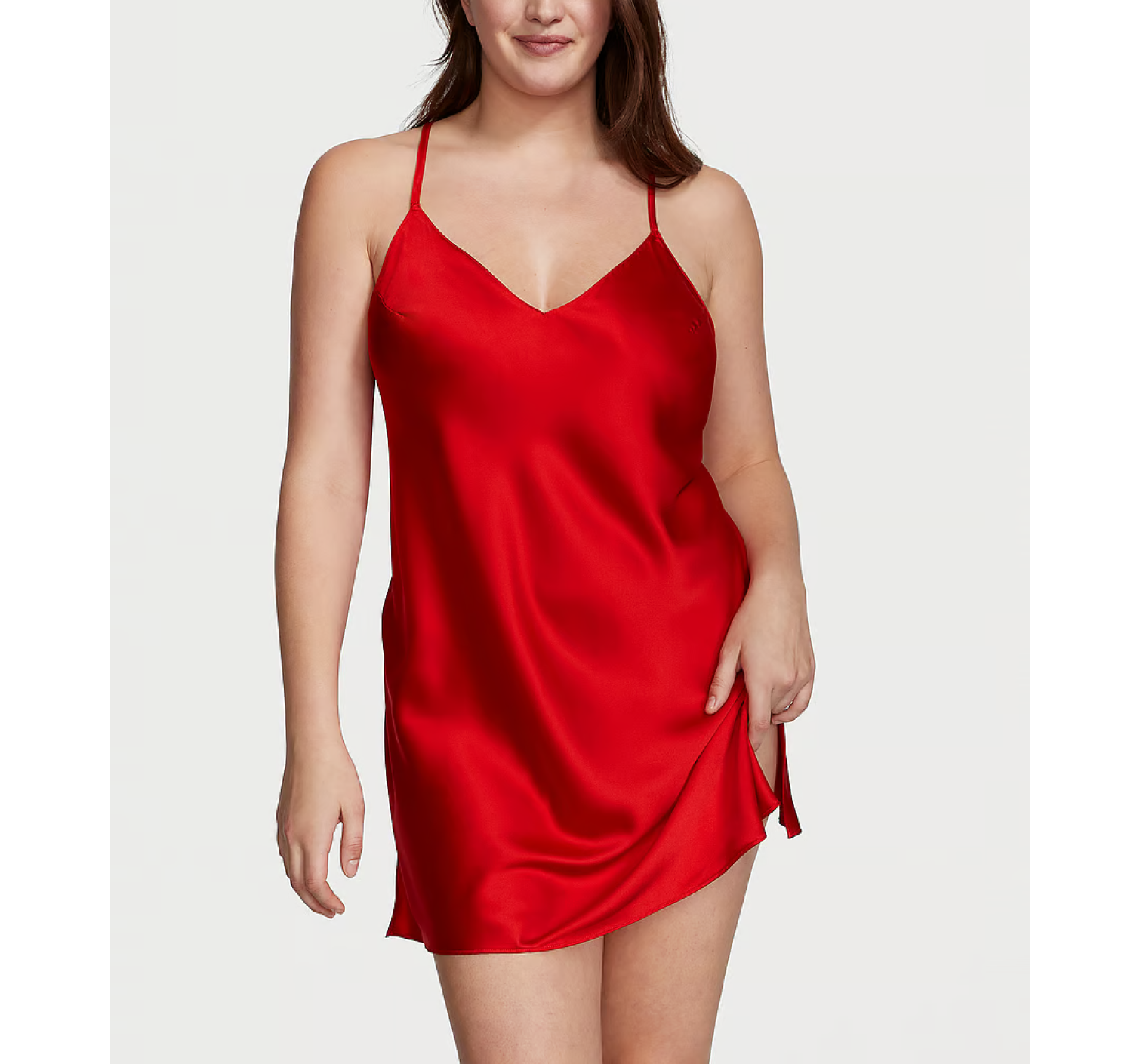 Пеньюар Satin Open-Back Slip Lipstick