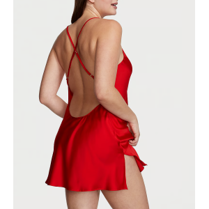 Пеньюар Satin Open-Back Slip Lipstick