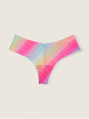 Трусики No-show Soft Lace Thong Panty PINK
