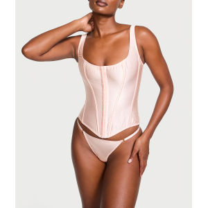 Комплект The Classic Silk Corset Set Pink