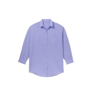 Рубашка Oversized Linen Shirt Cover Up Blue
