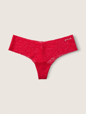 Трусики No-show Soft Lace Thong Panty Lipstick