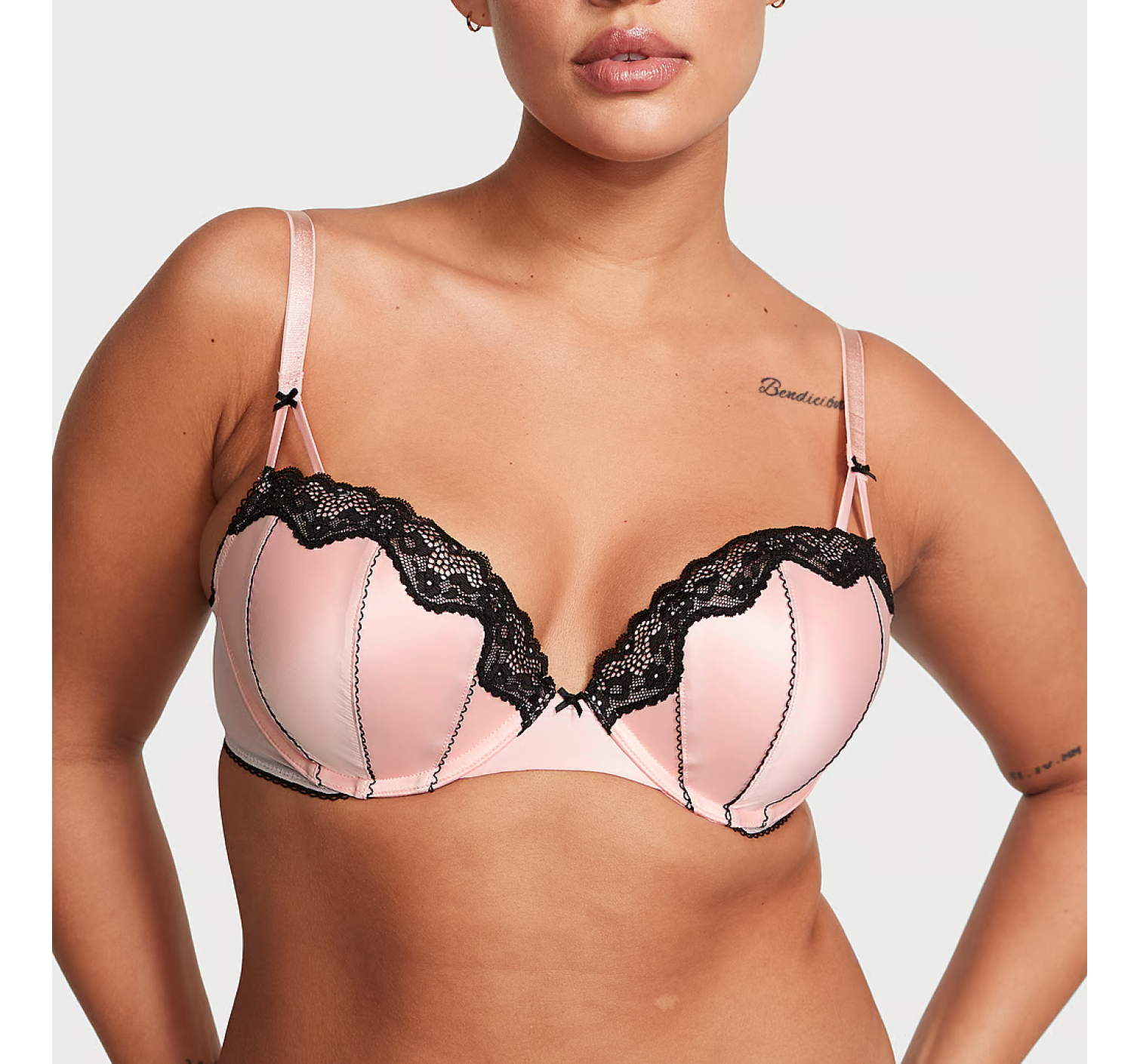 Комплект белья VICTORIA'S SECRET Tease Push-Up Bra Set Purest Pink