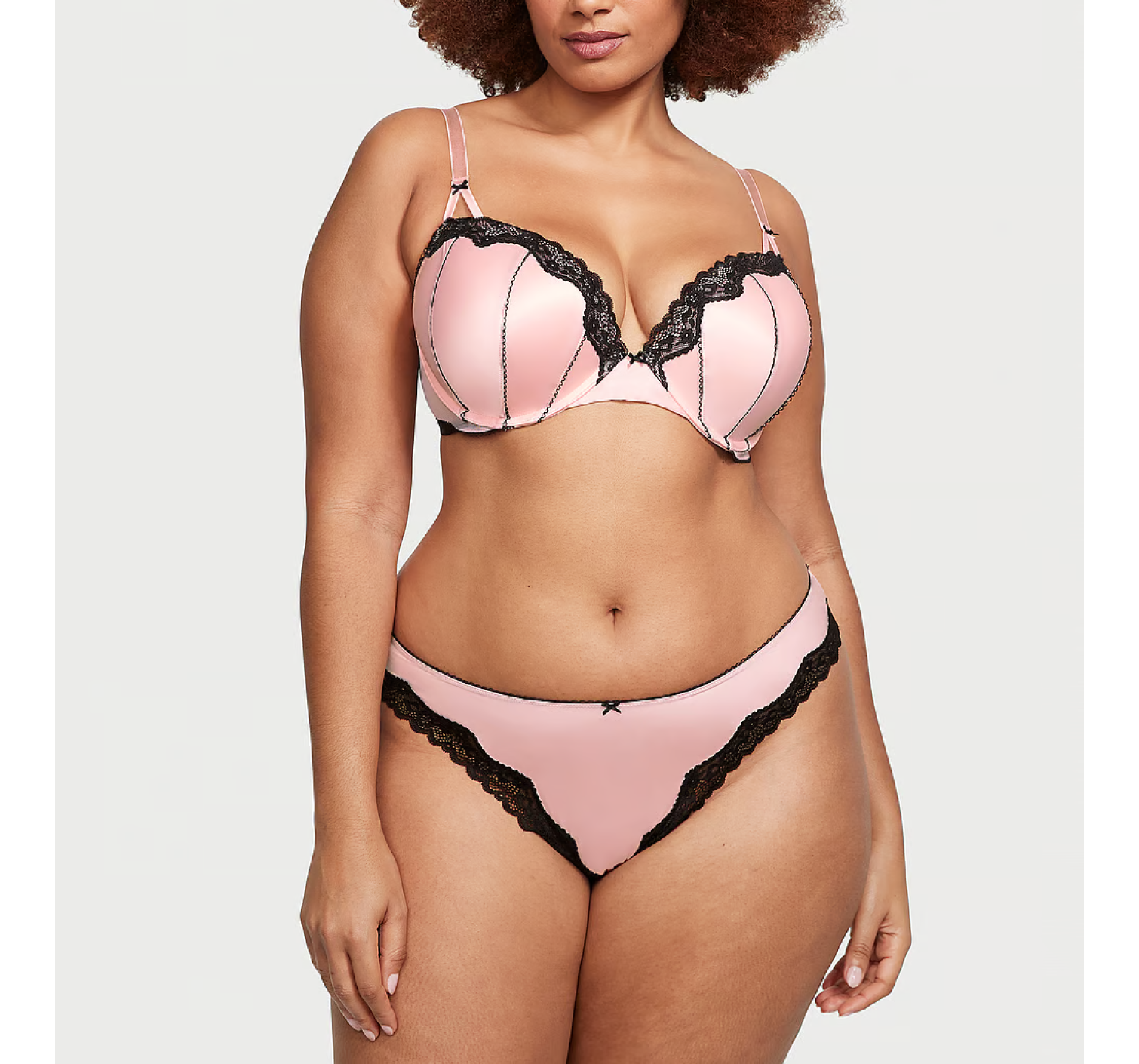Комплект белья VICTORIA'S SECRET Tease Push-Up Bra Set Purest Pink
