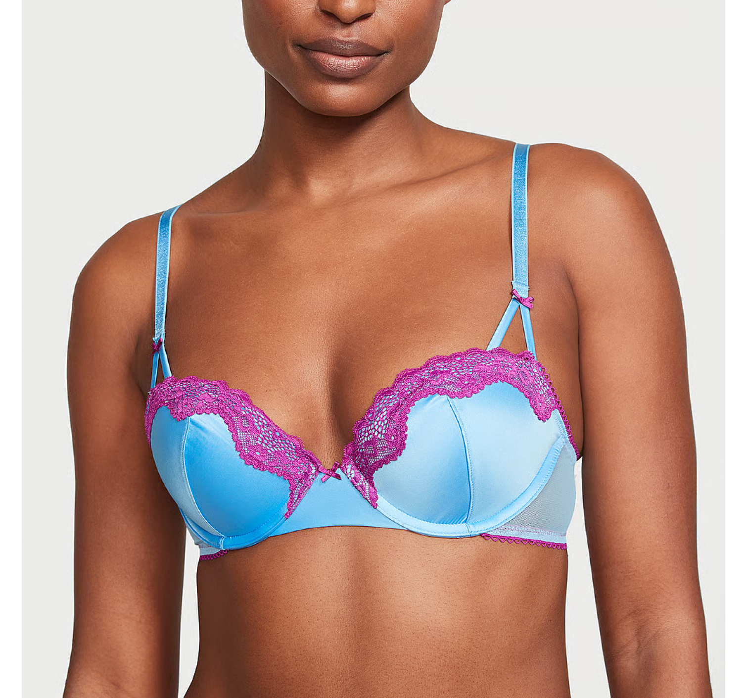 Комплект білизни VICTORIA'S SECRET Tease Push-Up Bra Set Bikini Blue