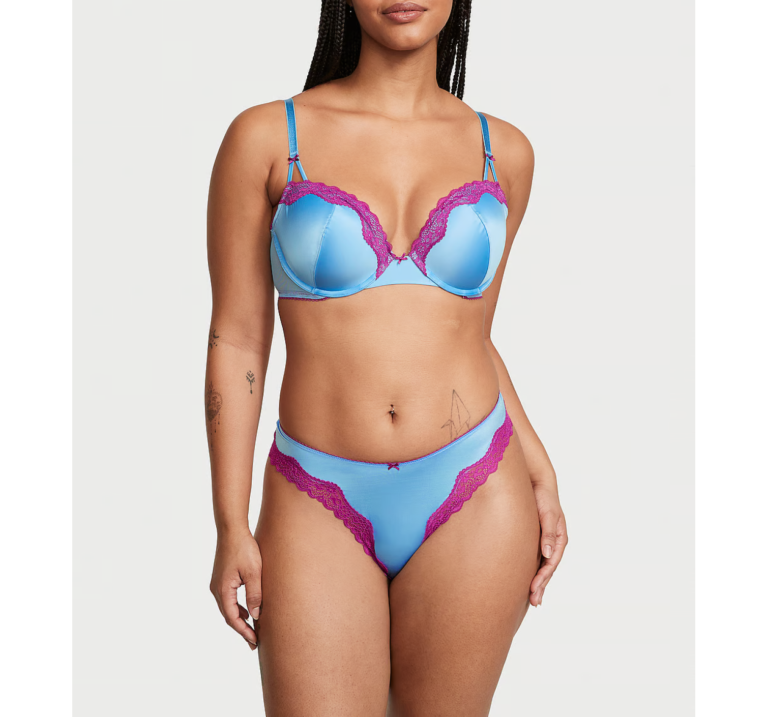 Комплект білизни VICTORIA'S SECRET Tease Push-Up Bra Set Bikini Blue