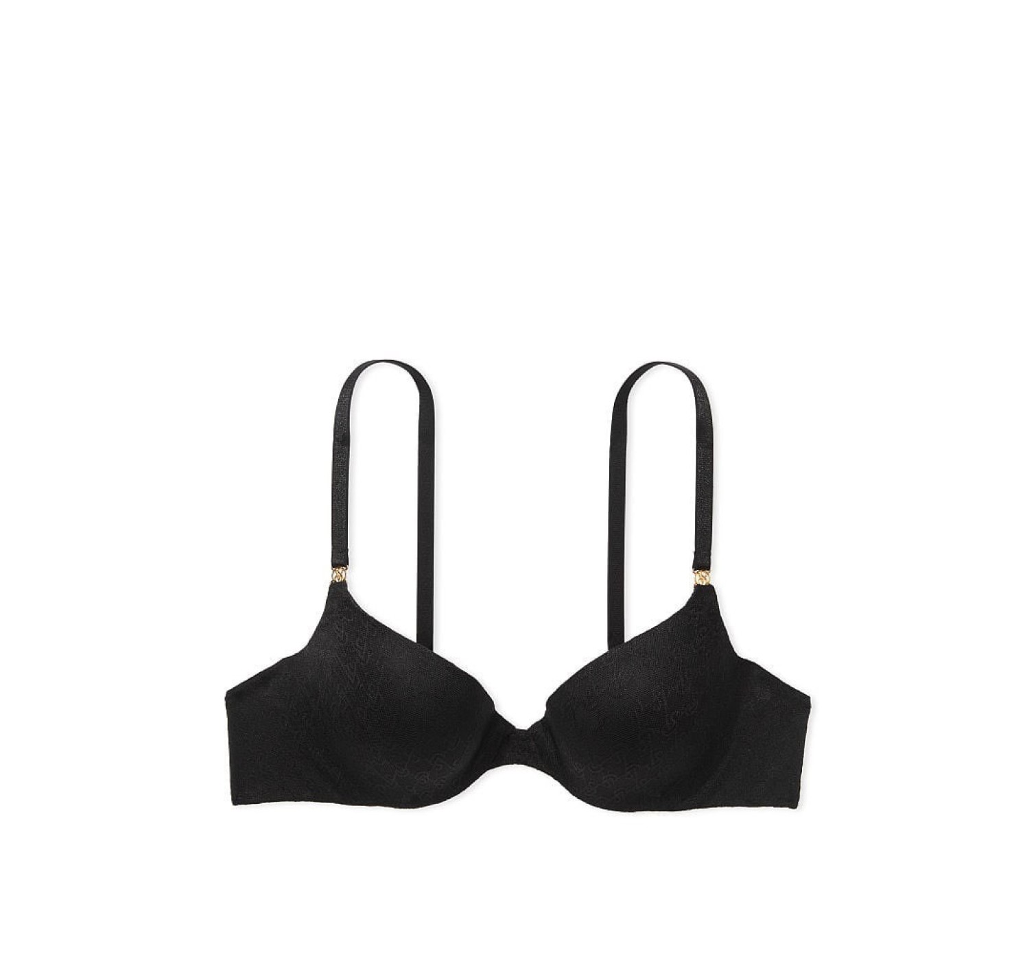 Комплект білизни Icon by Victoria's Secret Push-Up Demi Bra Black Set