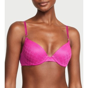 Комплект белья Icon Push-Up Demi Bra Fuchsia Frenzy Thong Set