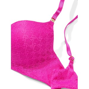 Комплект белья Icon Push-Up Demi Bra Fuchsia Frenzy Thong Set