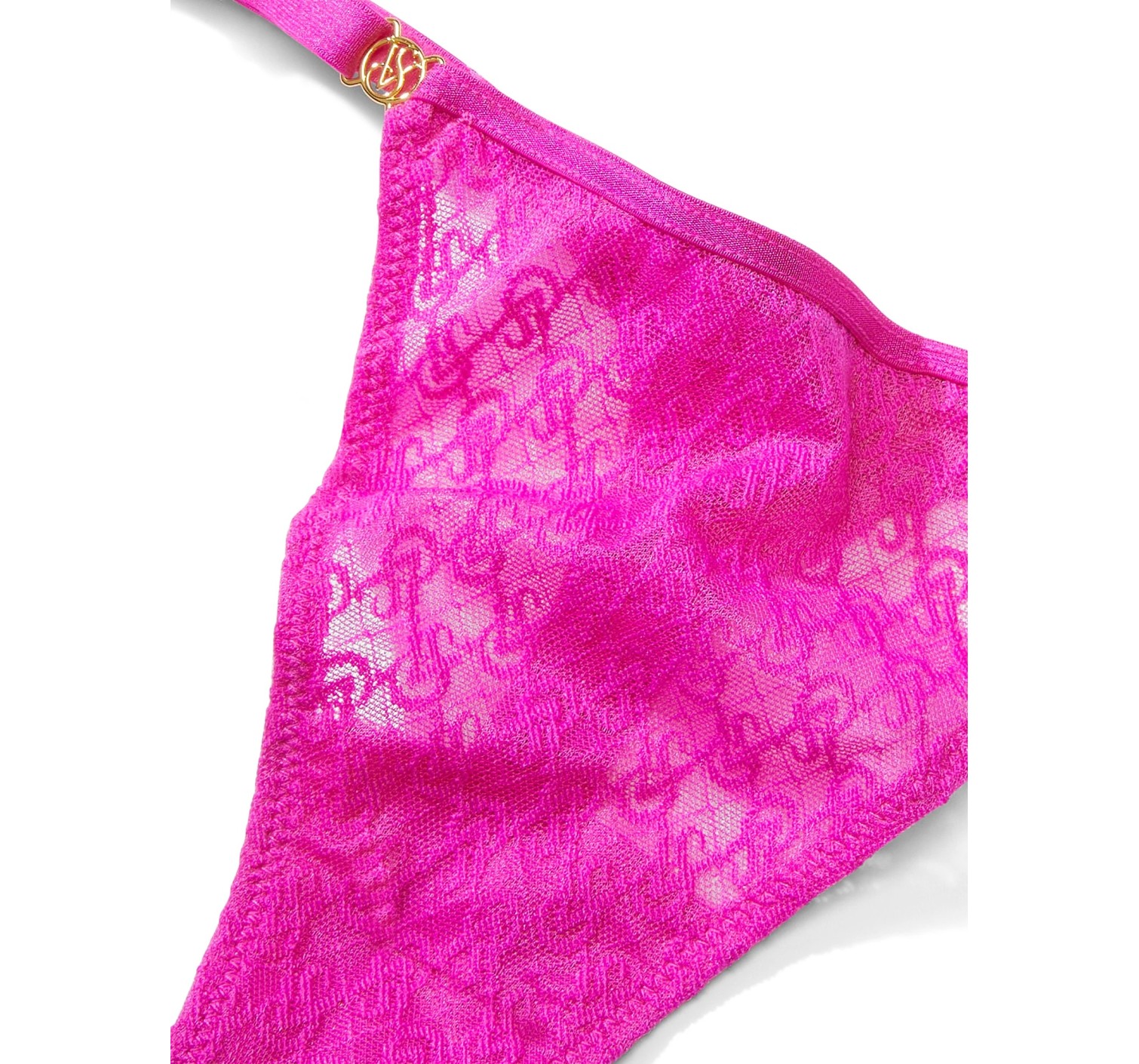 Комплект белья Icon Push-Up Demi Bra Fuchsia Frenzy Thong Set