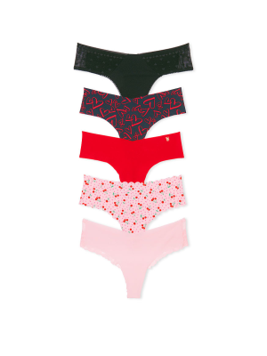 Набор трусиков 5-Pack No-Show Thong Panties